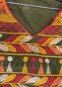 Vintage Fresh New Embroidered Kurty