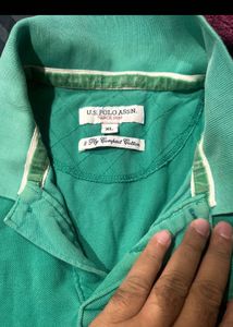 U.S. Polo Assn. Green  Shirt XL Size