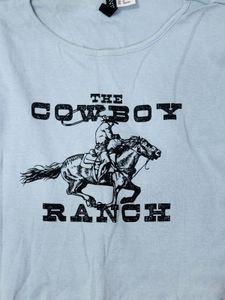 H&amp;M Cowboy Ranch Cropped Tee
