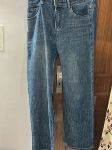 Y2K Sparkly Straight Fit Jeans