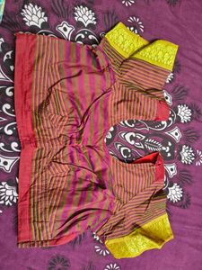 Traditional Striped Silk Blouse