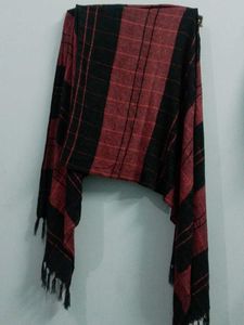Red & Black  Shawl