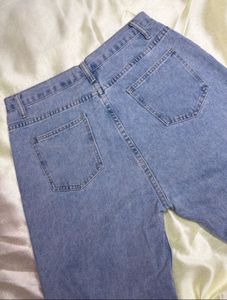 High Waisted Light Denim Jeans