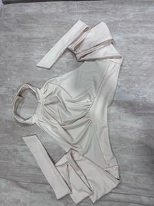 Elegant Cream Two-Piece Set