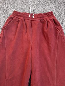 Loose Fit Red Sweatpants