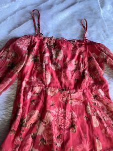 Floral Off-Shoulder Summer Dress