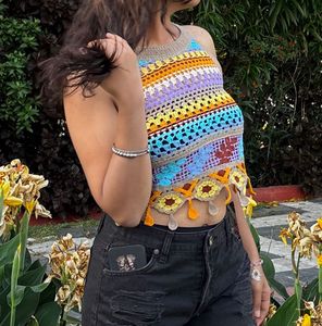 Boho Crochet Crop Top