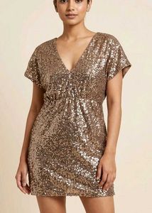 H&M sequence Deep back dress