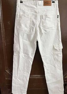 Comfortable White Cargo Pants for Women