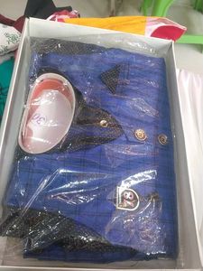 Boys Royal Blue Party Wear blazer Set | Styl