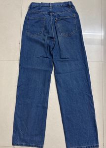 Dark Blue Wide Leg Jeans
