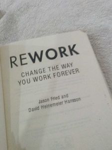Rework: Change the Way You Work
