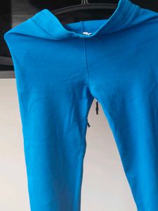 Blue Joggers with "Keep Ready!" Print