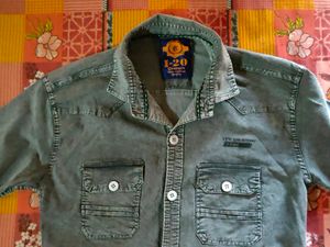 Vintage Wash Denim Shirt
