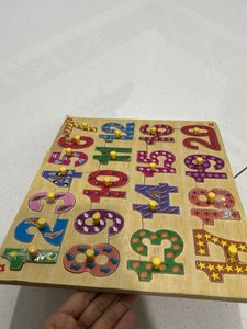 Wooden Number Puzzle