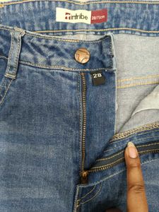Classic Blue Denim Jeans | Straight Fit Jean