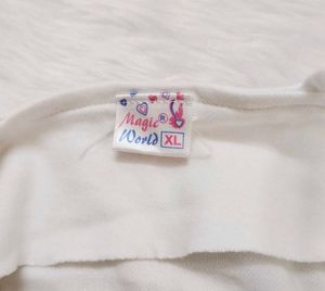 1–2 Years White Party Wear Dress
