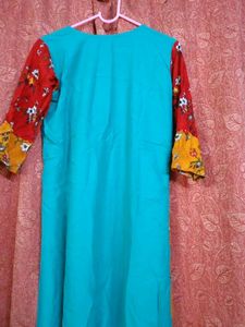 new Floral Print Kurta