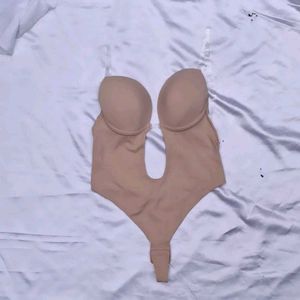 Nude U-Plunge Bodysuit