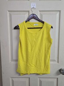 Lime Yellow Sleeveless Top