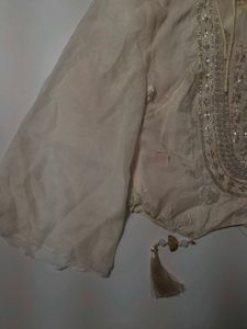 Beaded cheongsam top