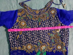 Blue Ethnic Gown