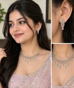 Sparkling Rhinestone Jewelry Set