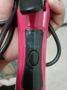 Pink Hair Curling Iron and straightener
