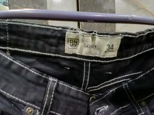 Black Straight Leg Jeans