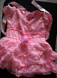 Baby Girl Pink Dress Like New Condition