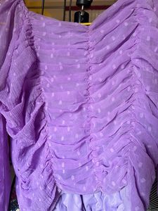 Lavender Coloured Top