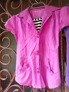 Combo Of Two Beautiful Tops With 2 Sided Pockets💜