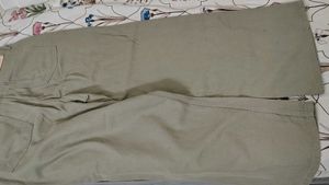 Classic olive demin pants