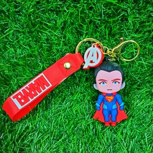 Imported Premium Quality 3D Superman Keychain