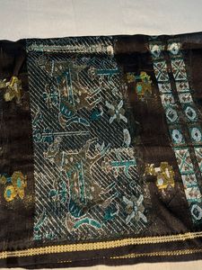 Elegant Black blouse fabric