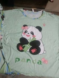 Cute Panda Pajama Set