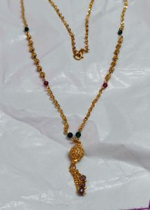 Necklace with Red &amp; Green Beads