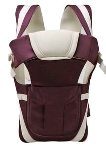 Baby Carry Bag For 0-2 Year ( Red &amp; Cream)