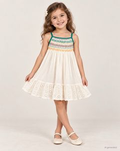 Hand Smocked and  handmade Sundress