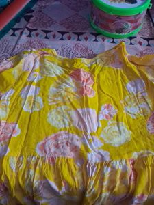 Beautiful Yellow Embroidered Kurta Set