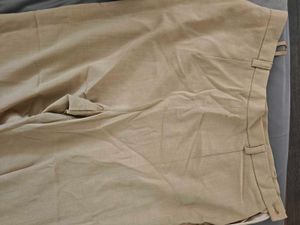Mura Beige Linen Blend Trousers (good length)