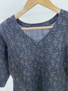 Daily officewear navy blue kurti #diwali