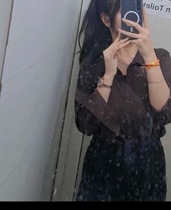 Oversized Brown Collared Shirt
