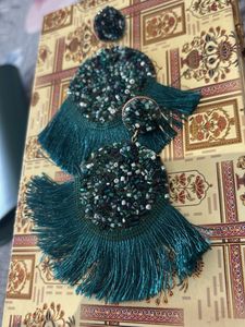 Beaded Tassel Earrings