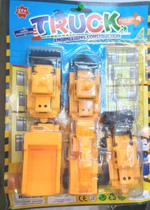 Construction Truck Toy Set