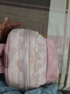 Cute Pink Floral Mini Backpack