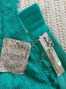 Free people Teal Lace Halter Bra