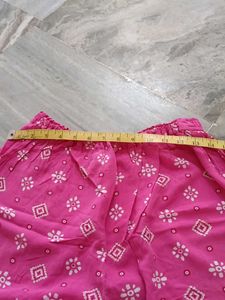 Pink Printed Palazzo Pants