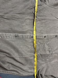 Splash Denim Grey Cropped Shirt