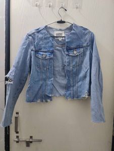 Zara Stylish Blue Denim Jacket